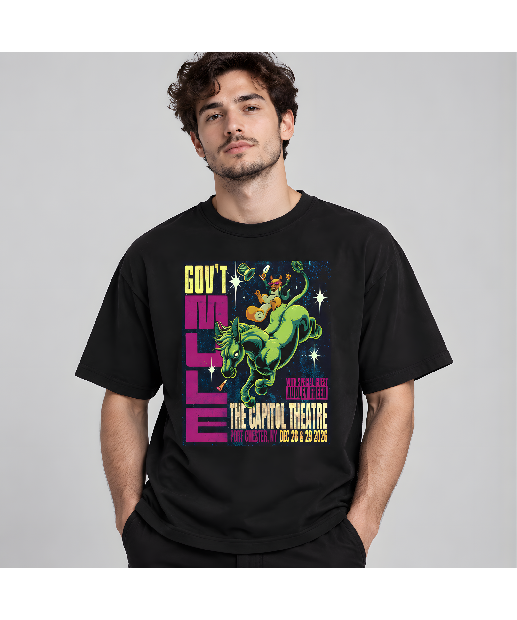 Gov’t Mule – New Year’s Run at The Capitol Theatre Port Chester (Dec 28–29, 2026) w/ Audley Freed – Unisex T-Shirt