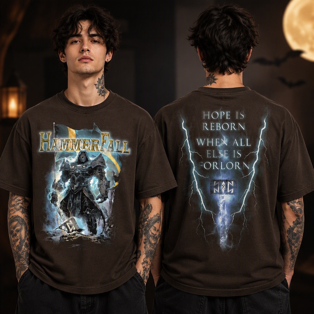 hammerfall-hope-is-reborn-when-all-else-is-forlorn-2026-two-sided-unisex-t-shirt-2 HammerFall – “Hope Is Reborn When All Else Is Forlorn” 2026 Two-Sided Unisex T-Shirt 3