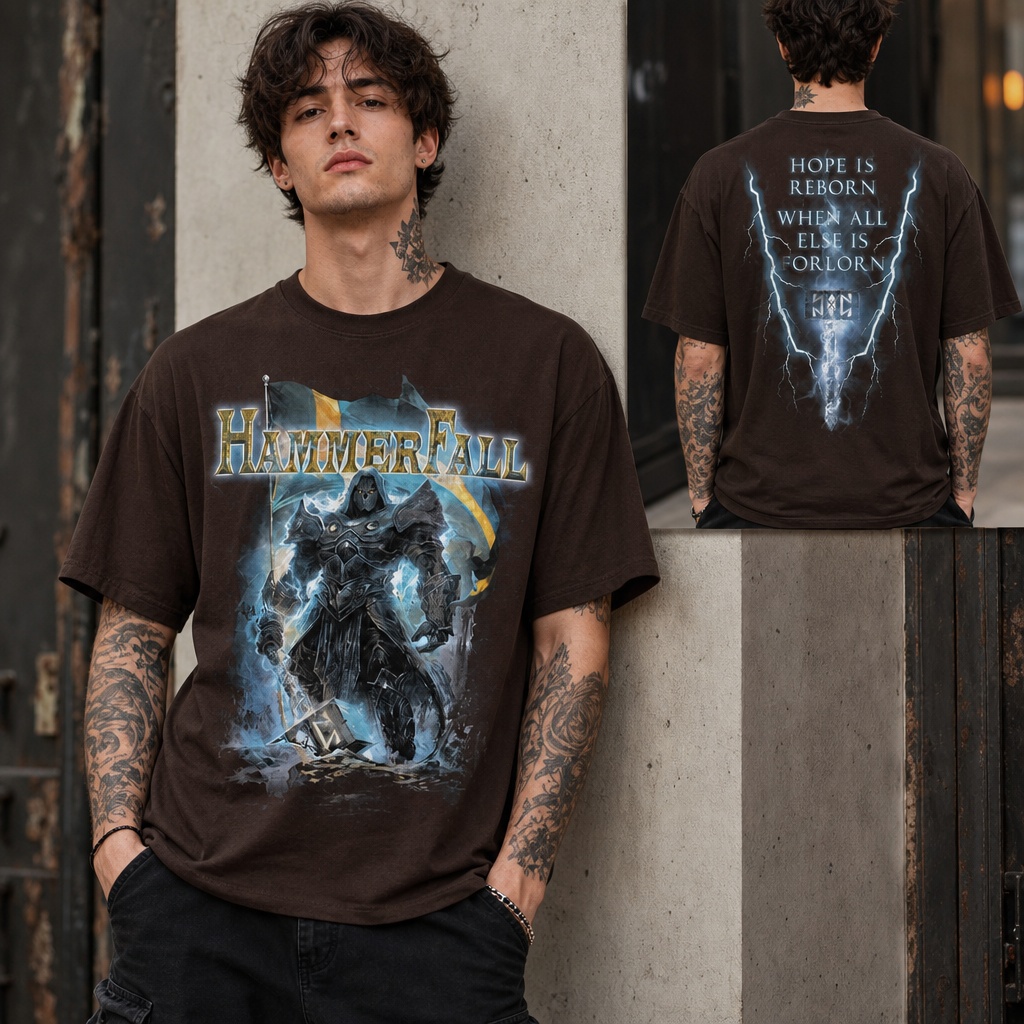 hammerfall-hope-is-reborn-when-all-else-is-forlorn-2026-two-sided-unisex-t-shirt-3 HammerFall – “Hope Is Reborn When All Else Is Forlorn” 2026 Two-Sided Unisex T-Shirt 4
