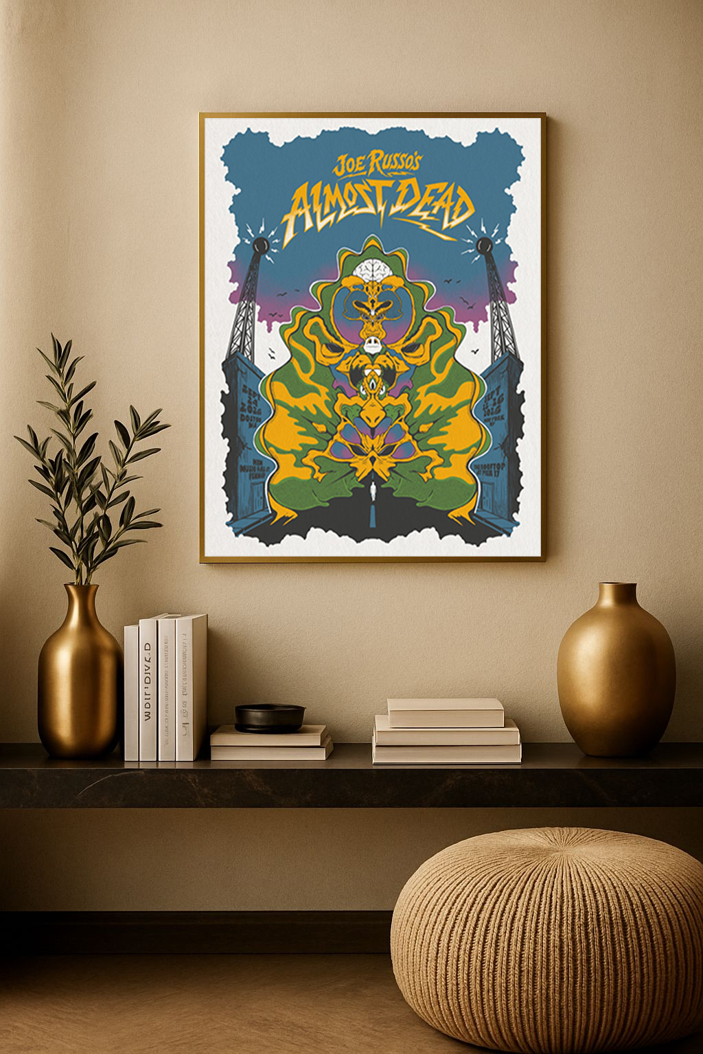 Joe Russo’s Almost Dead – The Rooftop at Pier 17 NYC (Sept 25–26, 2026) Poster Canvas