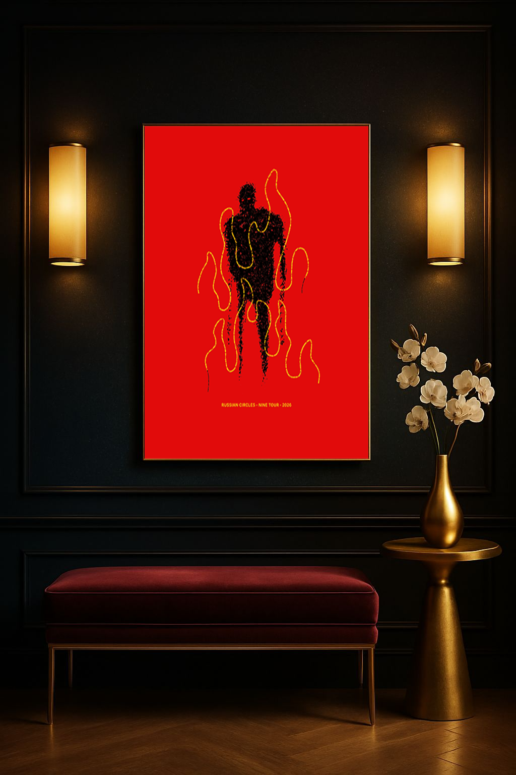 Russian Circles – Nine Tour US 2026 Poster Canvas -