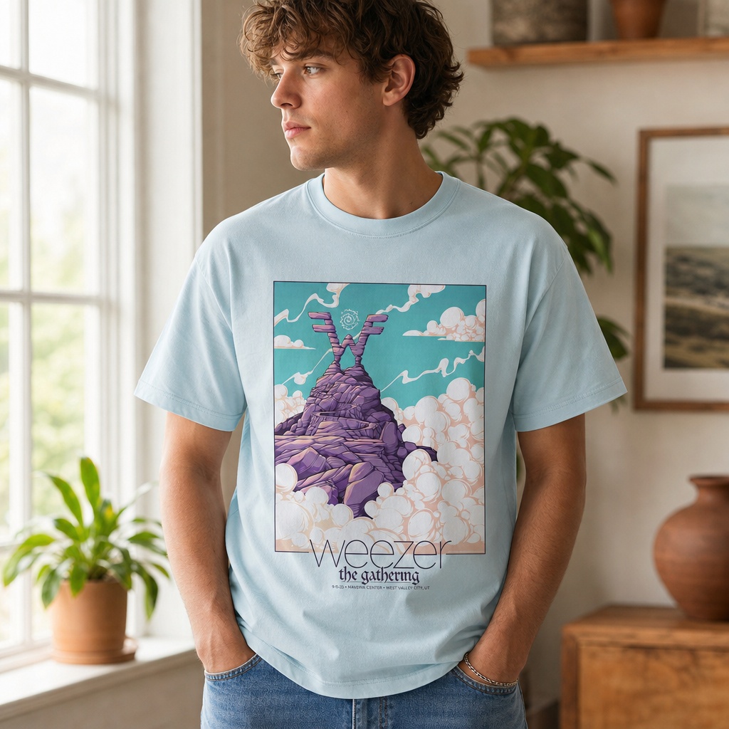 Weezer West Valley City UT 2026 Concert Unisex T-Shirt – Maverik Center Tour Tee 1