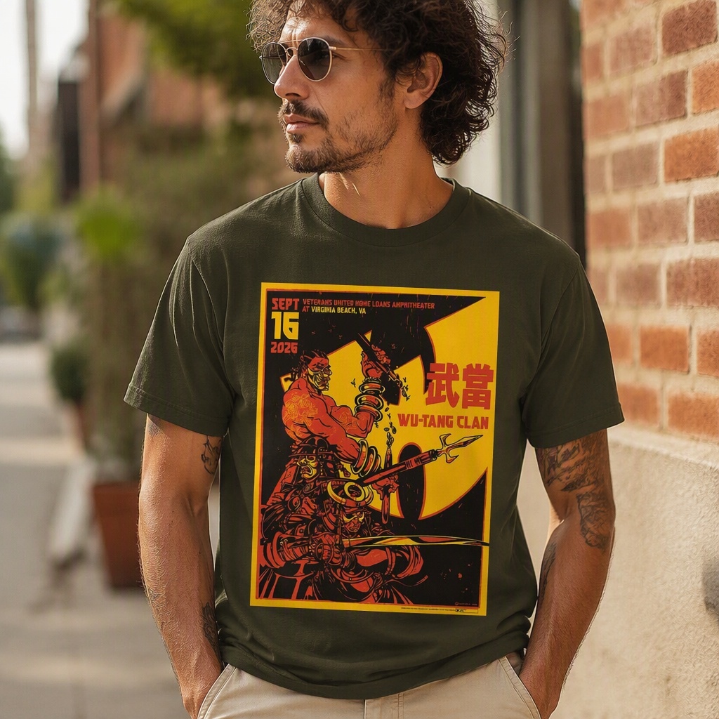Wu-Tang Clan Virginia Beach VA 2026 Concert T-Shirt – The Final Chamber Tour Tee 1